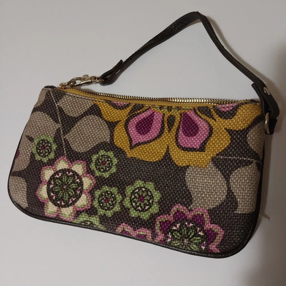 Spartina‎ 449 Floral Wristlet - Black, Yellow, Pink